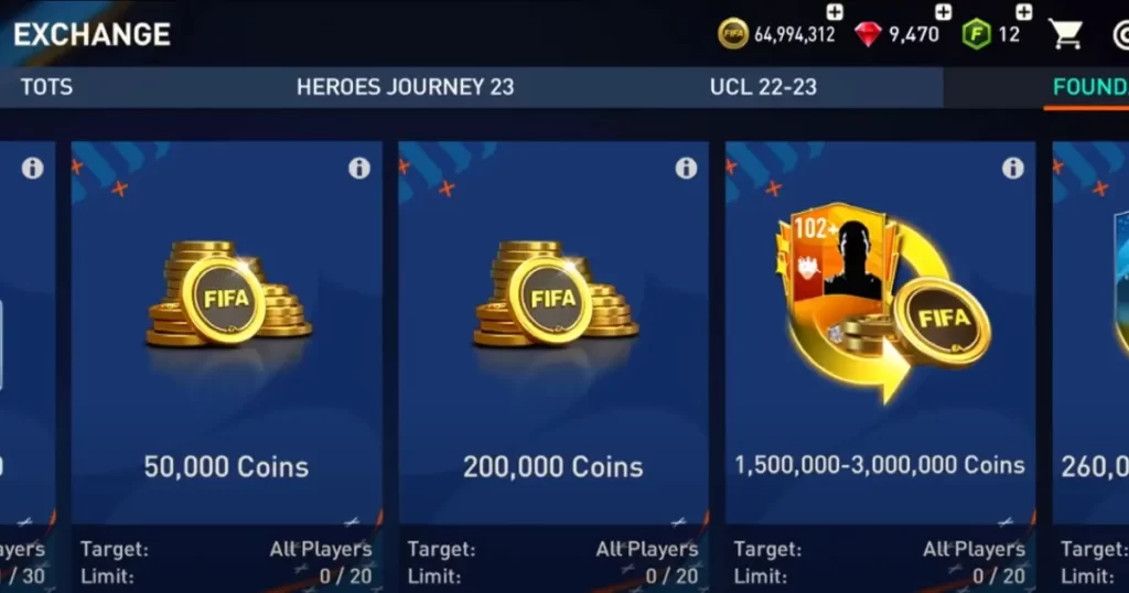 FIFA Mobile Coins market
